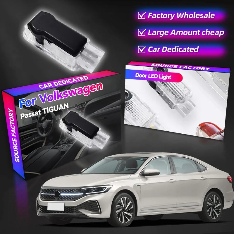 

Для VW VOLKSWAGEN 2026 Новый 2 шт. светодиодный проектор двери автомобиля с логотипом приветственный свет для Volkswagen Golf Sagitar Passat TIGUAN TOUAREG Tour