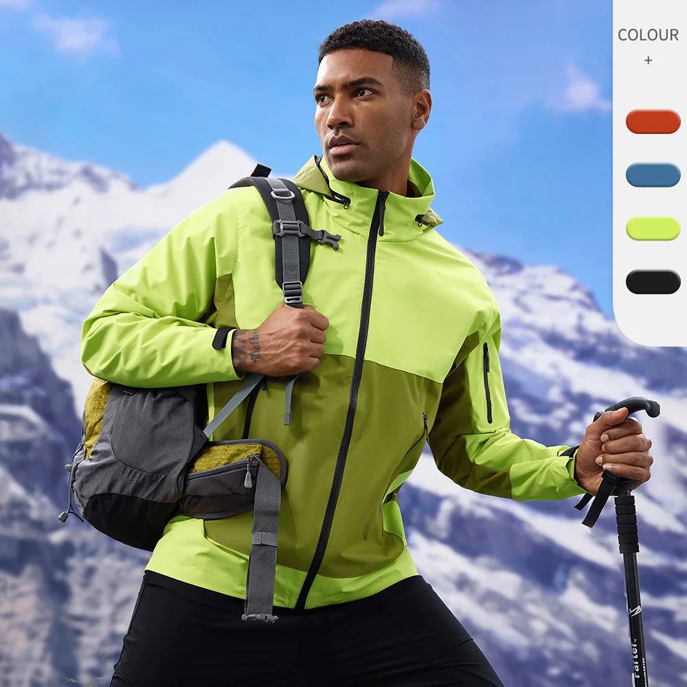 

Мужские и женские спортивные куртки на открытом воздухе, включая ветрозащитные водонепроницаемые, устойчивые к царапинам альпинистские костюмы с капюшоном, велосипедные топы