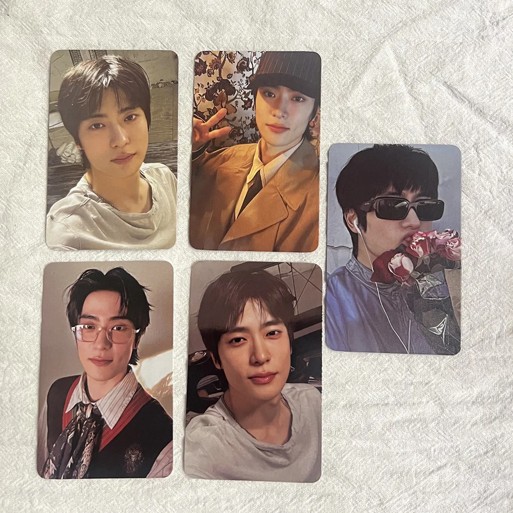 5Pcs/Set KPOP JAEHYUN J 1ST Solo Album LOMO Cards Double Sides Fashion Photocards Selfie Postcards Fans Collection Birthday Gift