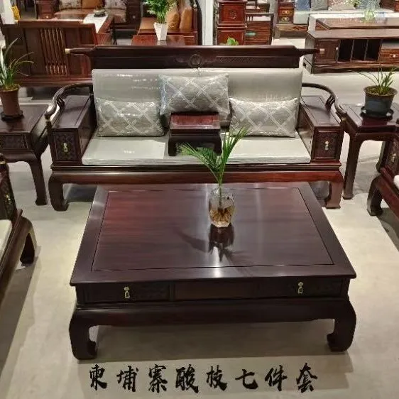 Massief houten theetafel