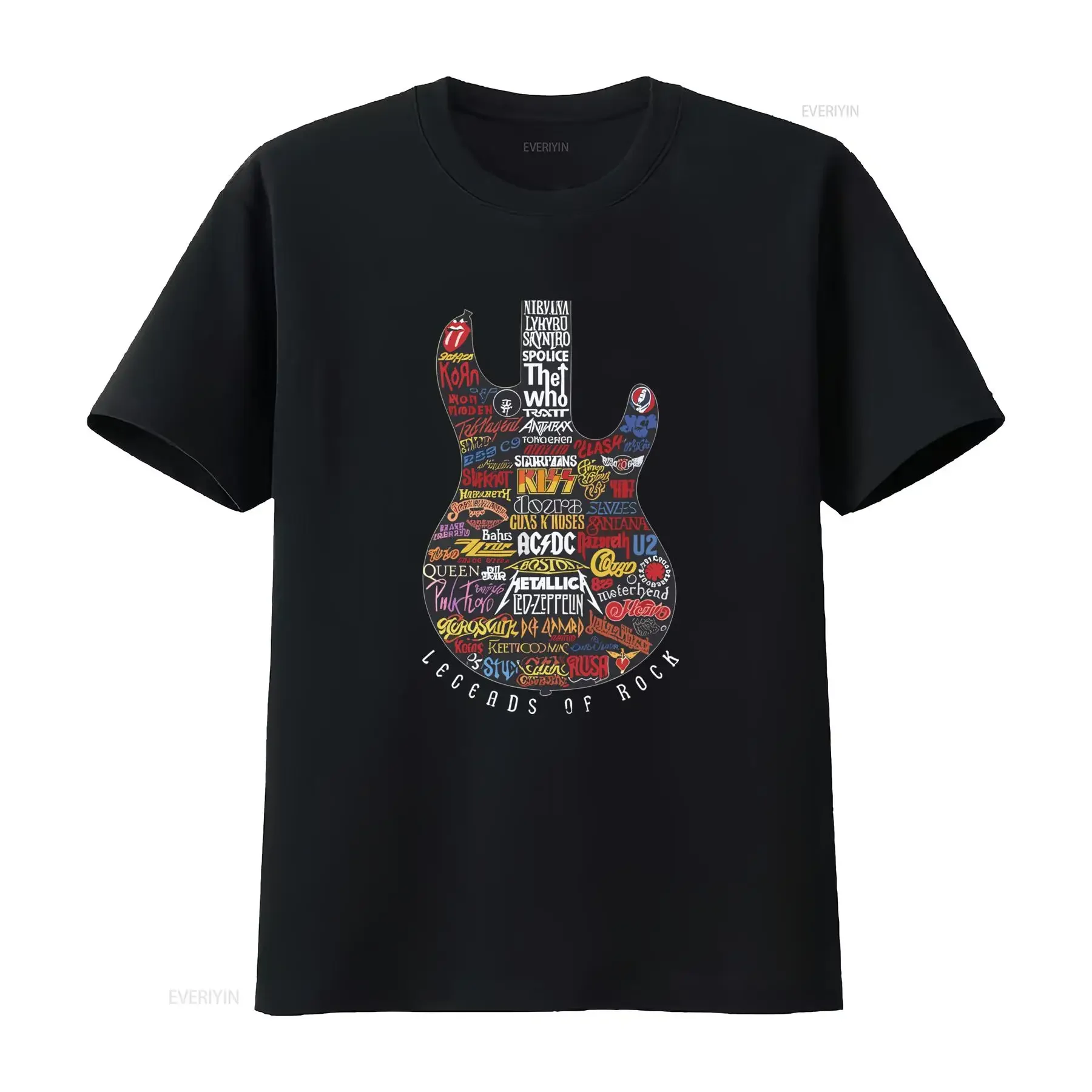 Rock Legend Musician Guitar Player Concert Band T Shirt vintage Washed Casual Slightly homme Top For Everyday Wear Comfortable
