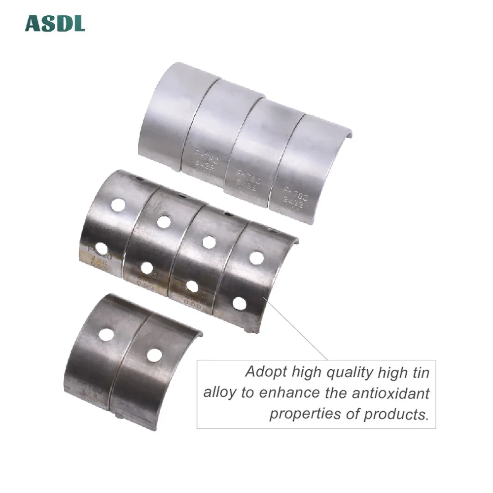 Motorcycle Engine +100 29mm Connecting Rod & 27mm Crankshaft Bearing Set For Kawasaki EL250 Eliminator EX250 Ninja 250 EL EX 250