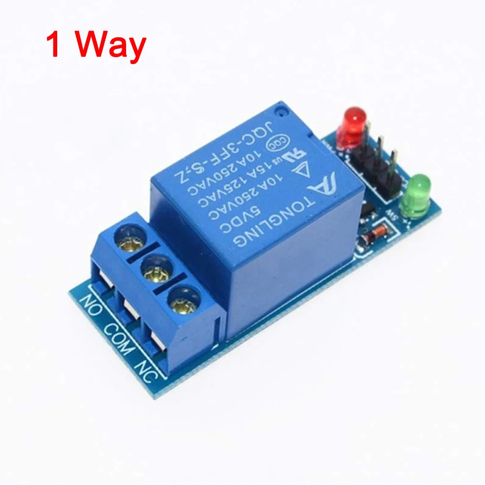 5V 12V 1 2 4 6 8 Channel Relay Module with Optocoupler Relay Output 1 2 4  8 Way Relay Module for Arduino