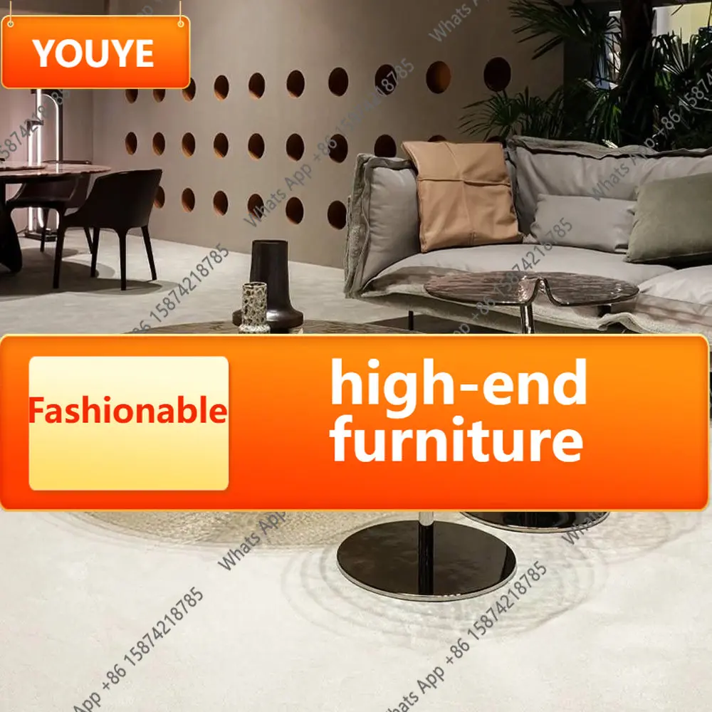 F New acrylic Italian minimalist combination coffee table designer light luxury high-end custom villa furniture