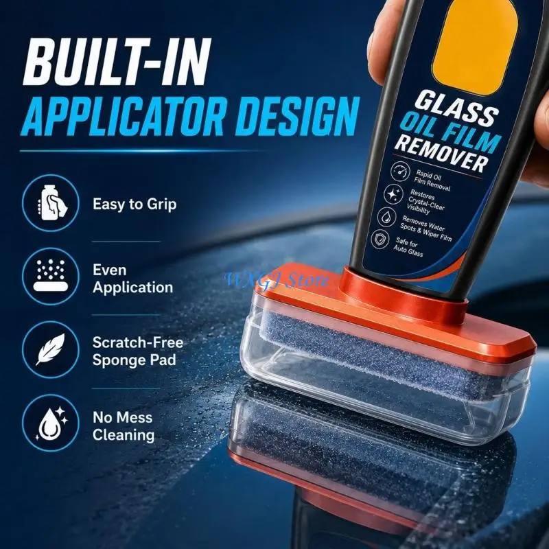 37JE Auto Window Cleaner Brush for Oil Film and Glass Wiping Routine