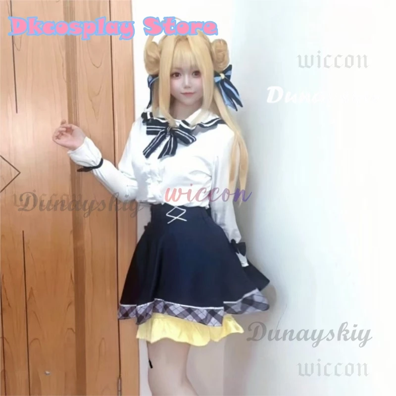 Game Hamidashi Creative Izumi Hiyori Cosplay Costume Adult Women Girls JK Skirt Suit Wig Halloween Uniform Outfit