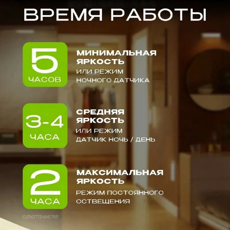 

MCGS-LED Night Lamp Wireless Motion Sensor Wall Light, 10Cm USB Rechargeable For Kitchen Bedroom Hallway