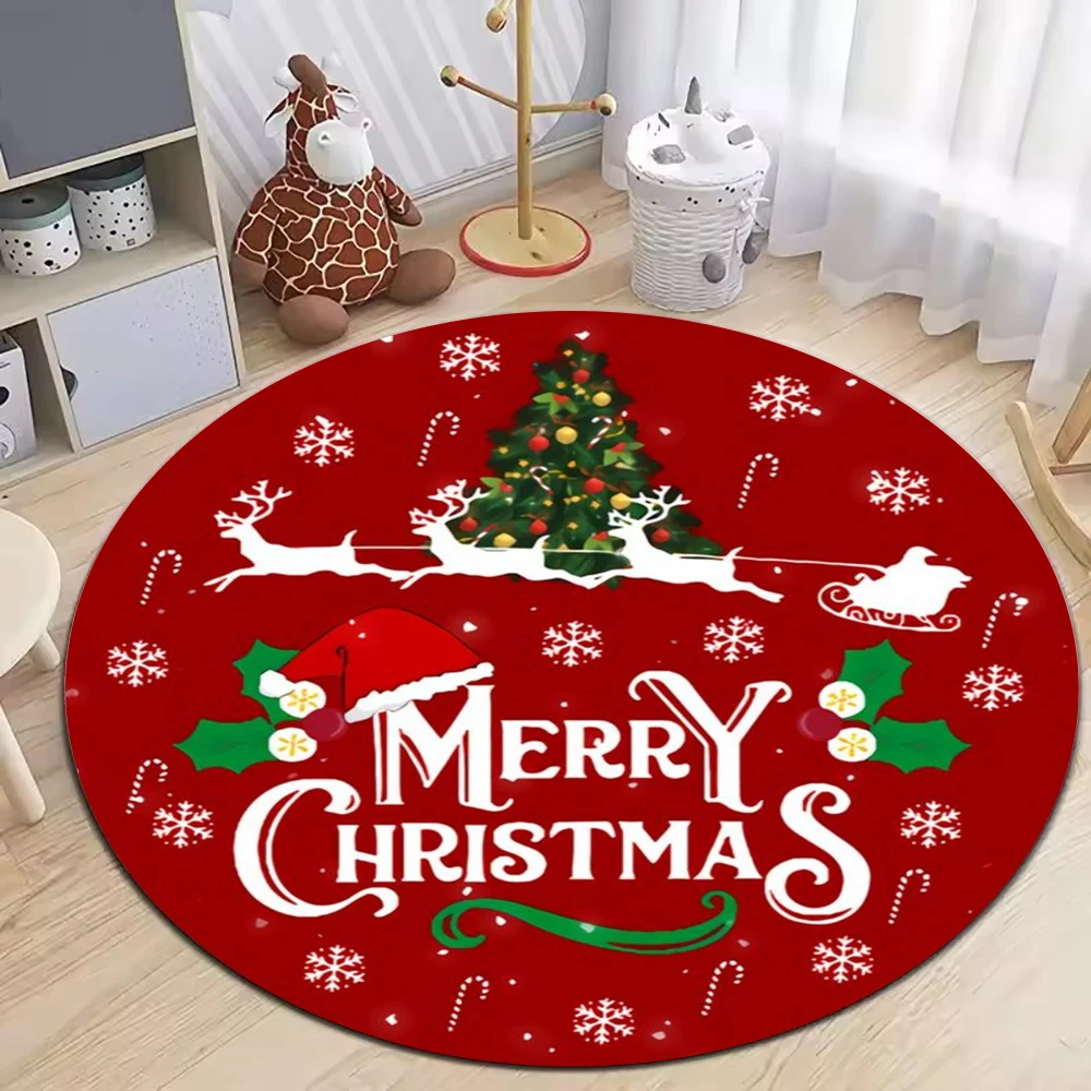

VIKAMA Best-Selling Christmas Entrance Door Floor Mat, Festive Decoration, Easy To Clean Bathroom Hallway Rug, Home Decoration
