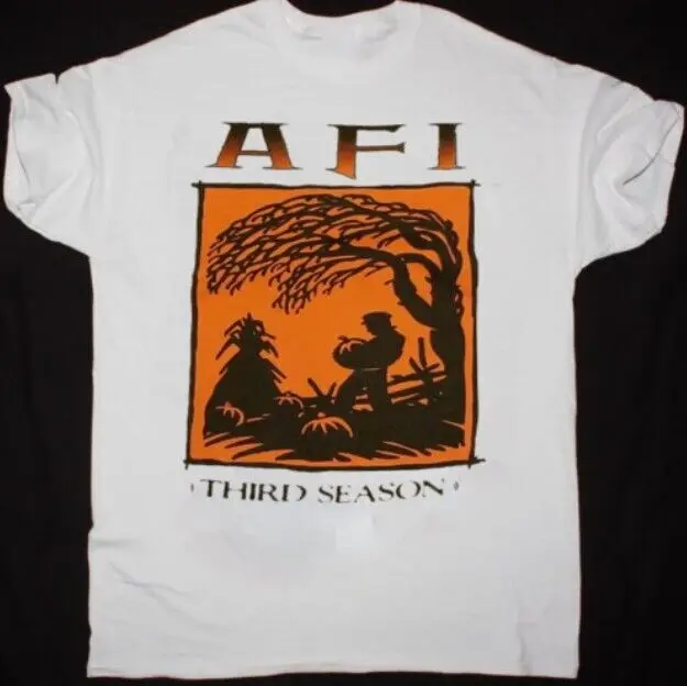 Rare AFI Band Gift For Fan White Tshirt good new new hot shirt best