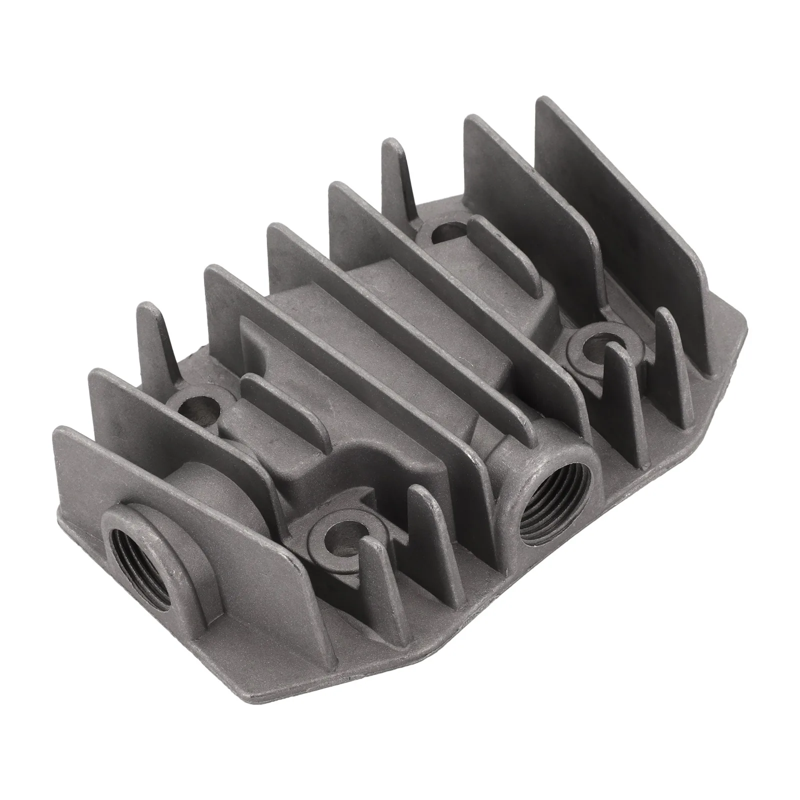 Air Compressor Cylinder Head Compatible with Oil Free Models Enhanced Design for Heat Dissipation and Mechanical Load Handling