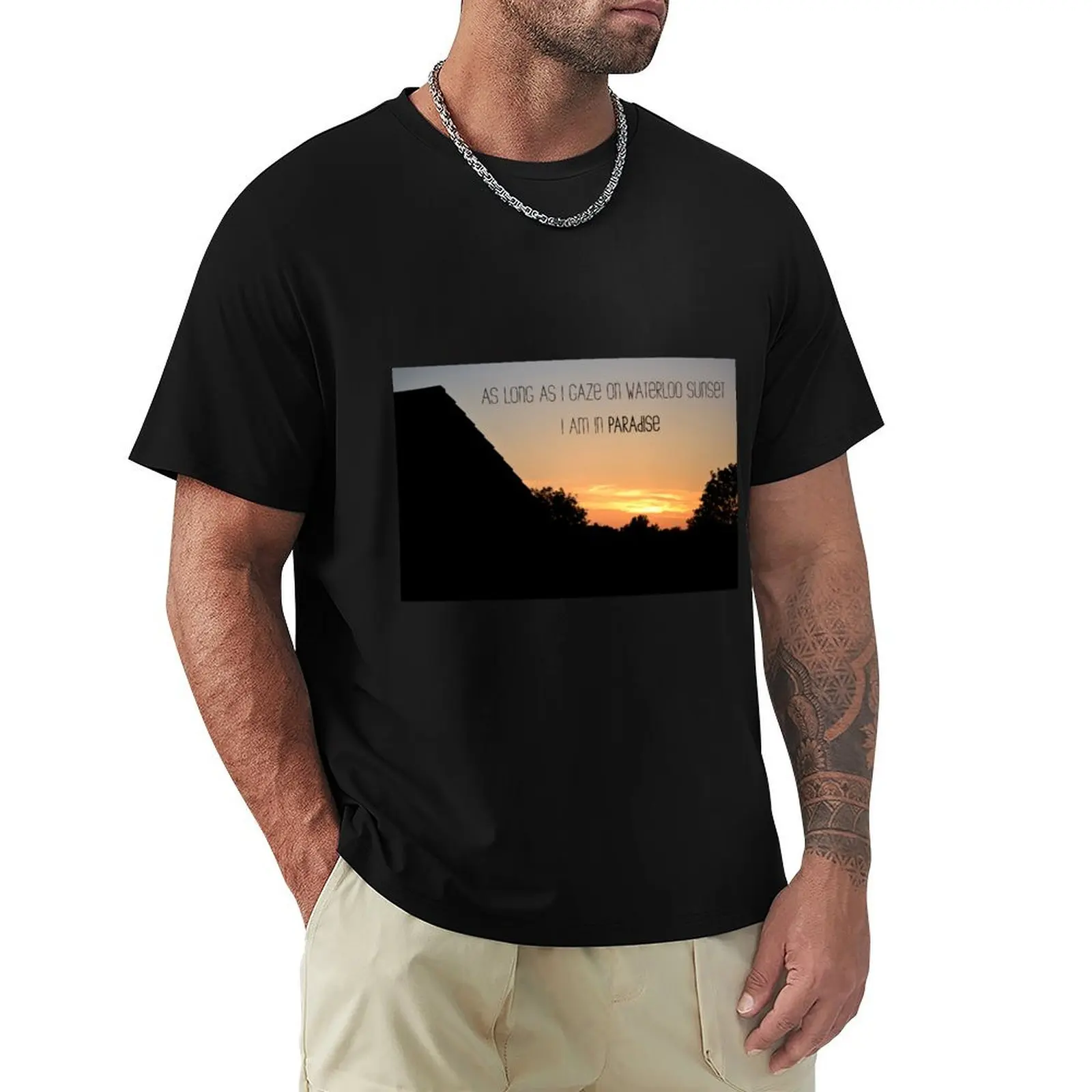 Waterloo Sunset - The Kinks T-Shirt mens graphic t shirts T-Shirt
