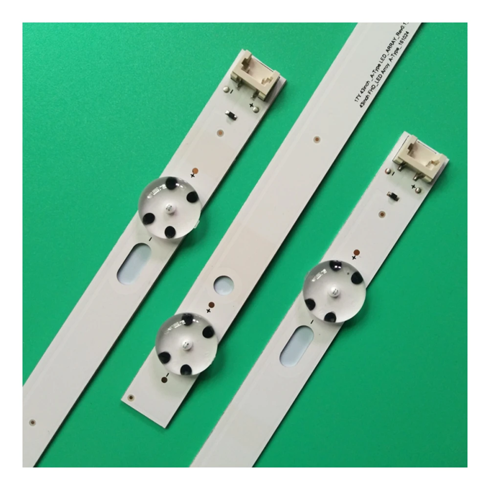 LED strip for TV backlight 43UK6300PLB 43LJ610V 43LJ510V 43LJ624V 43LJ634V 43UJ651V 43UJ701V 43uj65 _ uhd_l A LC43490074A, 3 pcs