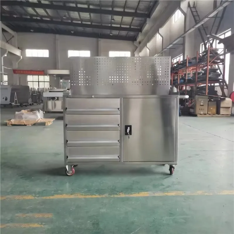 Workshop Modular Heavy Duty Stainless Steel Garage Workstation Customizable Workbench and Tool Cabinet Combination