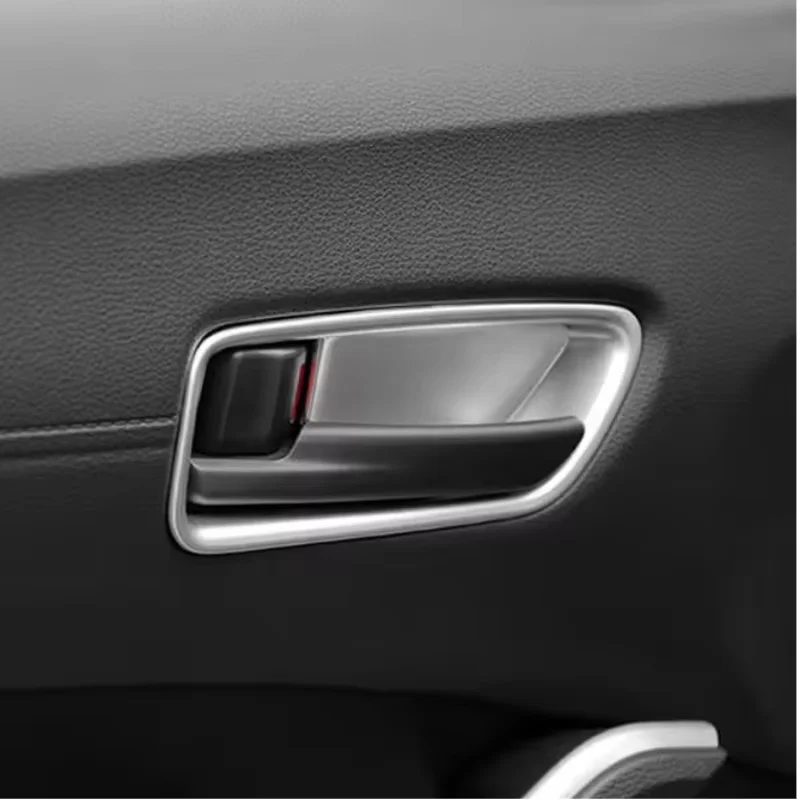

Car Door Handle Bowl Trim Frame Cover For Toyota Corolla Cross XG10 2022 2023 Inner Stickers 4Pcs Styling Accessories