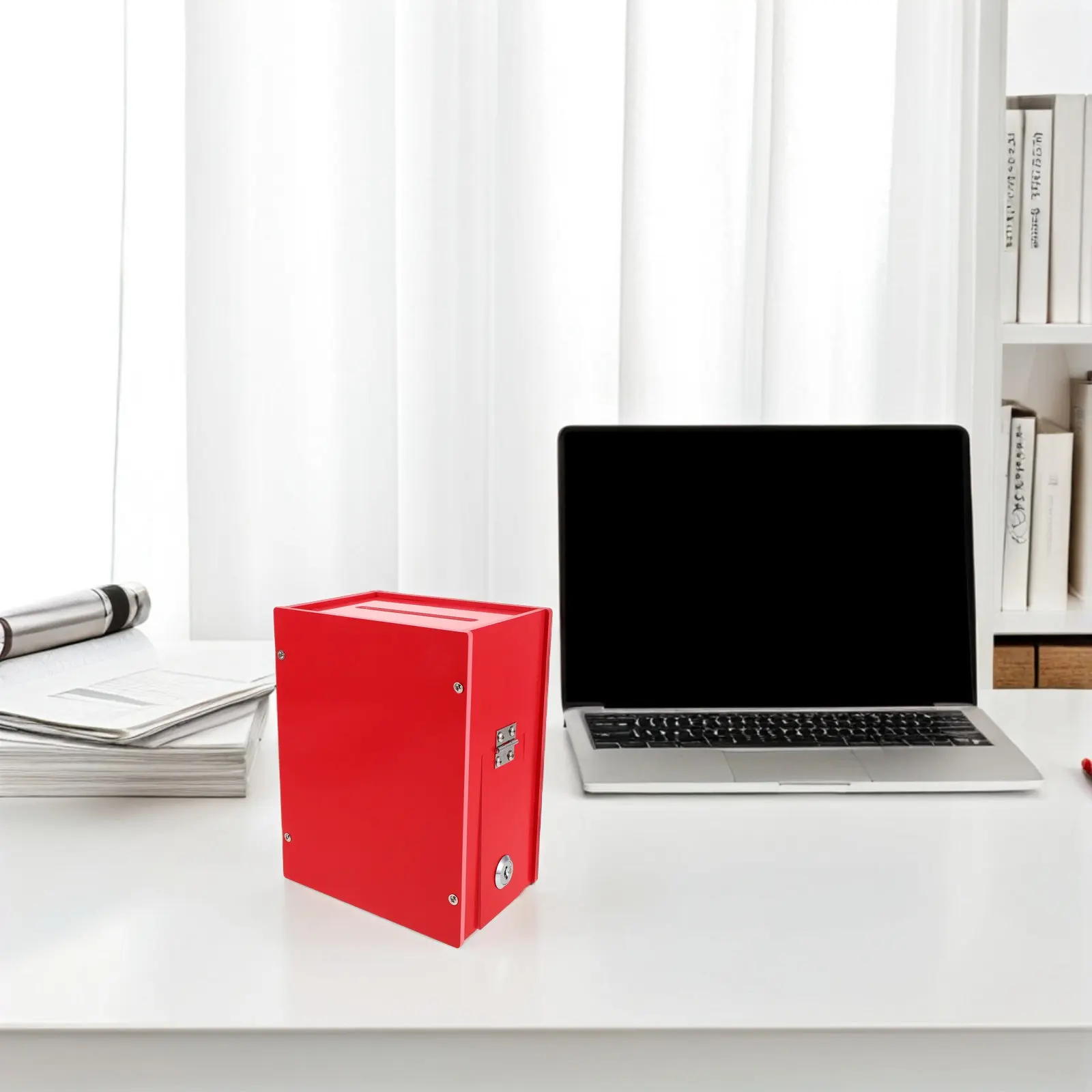secure-lockable-suggestion-box-pvc-material-wall-mount-freestanding-voting-box-for-elections-feedback-collection-charity