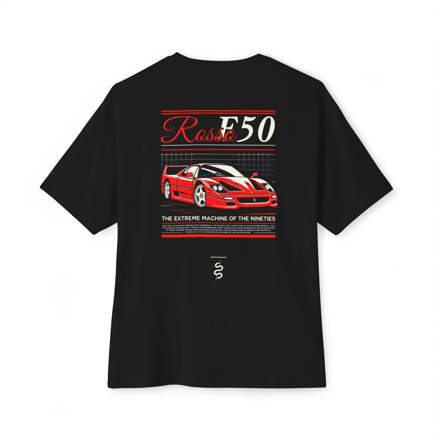 00012398 # Camiseta A f-Fer.ra.ri F50 (95-97'), camiseta de manga corta para amantes de los coches para hombres y mujeres con patrones de estilo de pintura para