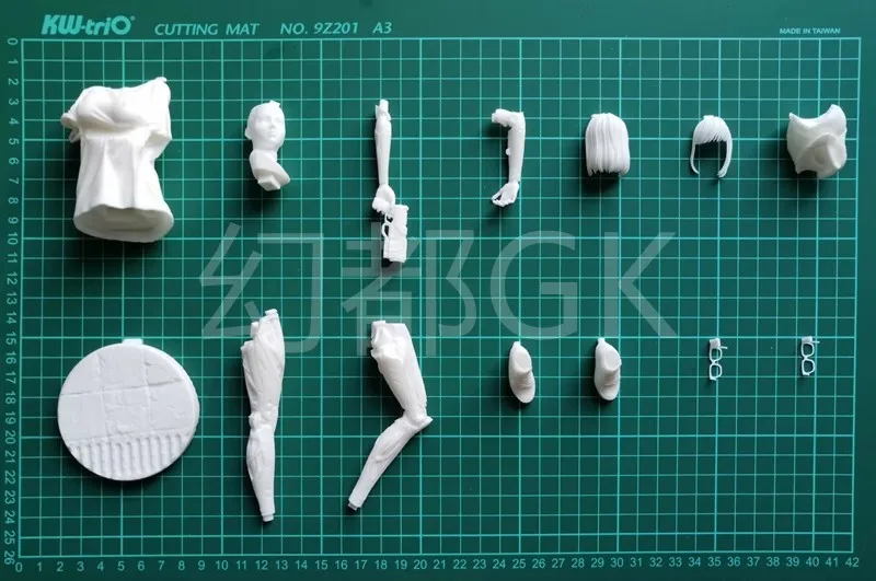 GK 1/6 Escala Anime Feminino MÁQUINA ROBOTWhite Resion Modelo Sem Pintura Montar Brinquedo DIY Presente