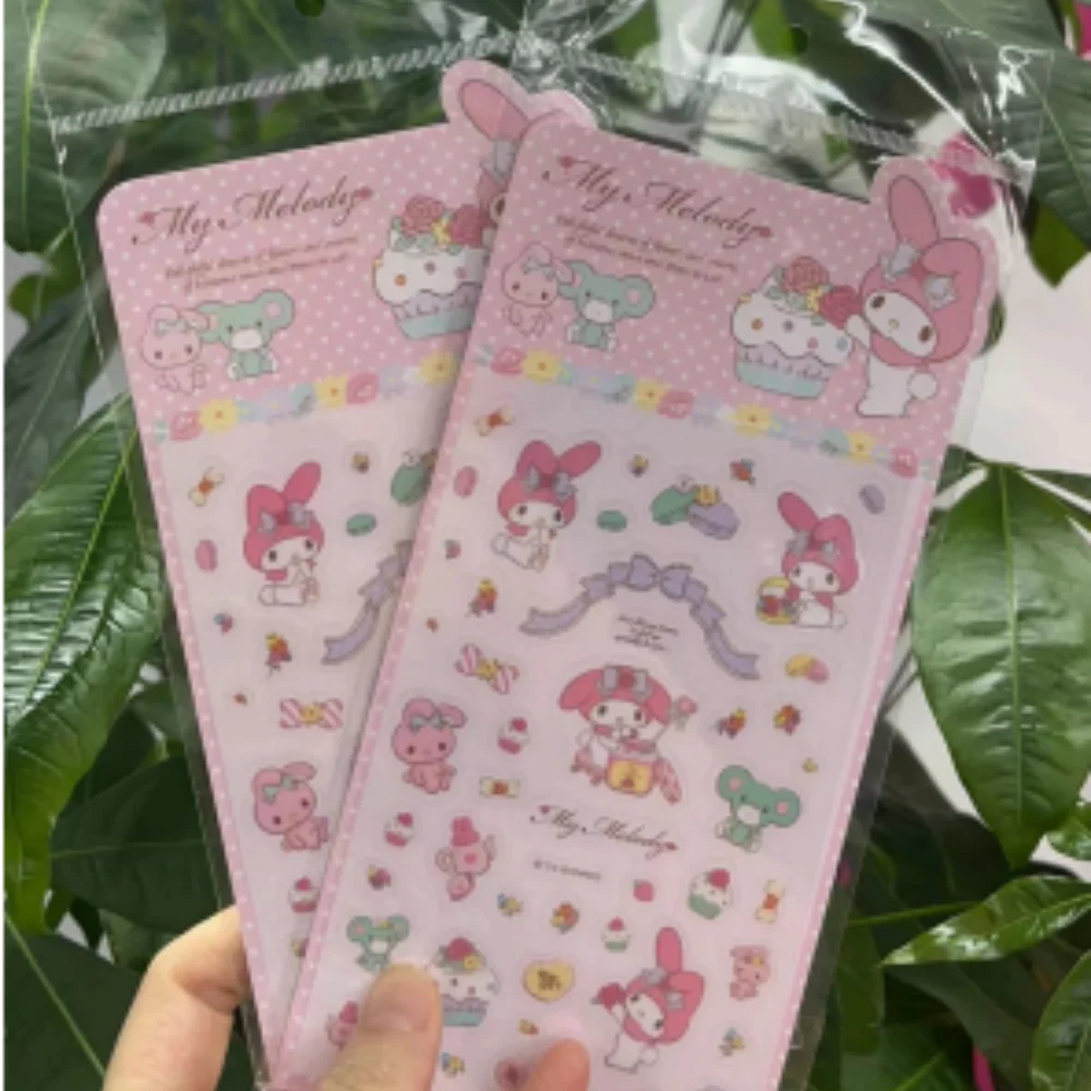 Genuine Kawaii Sanrio Character Sticker Pack Doodle Series for Scrapbooking Journal Planner Phone Case School Girls Gift Toys