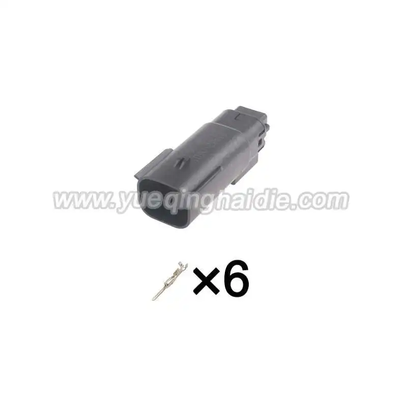 6 Pin Female/Male HD064YA-1.5-21/33482-0601 Automotive Connectors Auto Socket For Motor Motorcycle