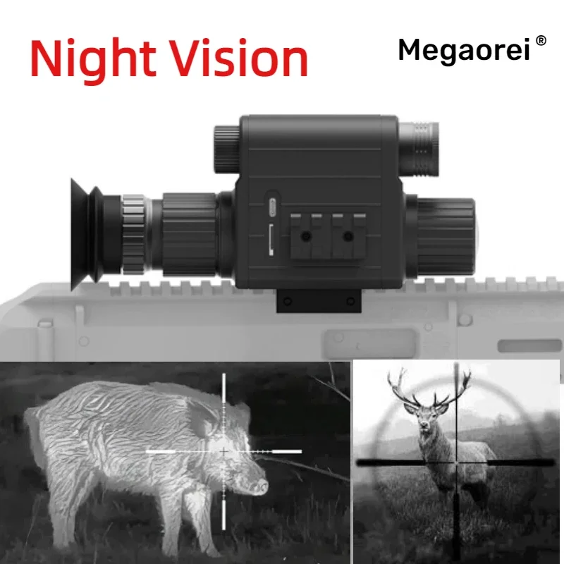 

Megaorei M5 Night Vision telescopic tactical equipment Infrared camera HD1080P Monocular Rifle Scope laser for hunting