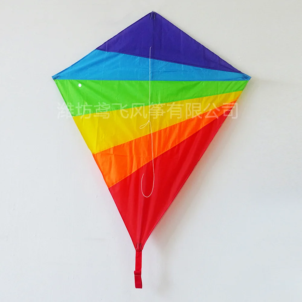 Weifang Drachen Rainbow Diamond Drachen 120 x 100 cm mit 50 Linien Kindergeburtstagsgeschenk