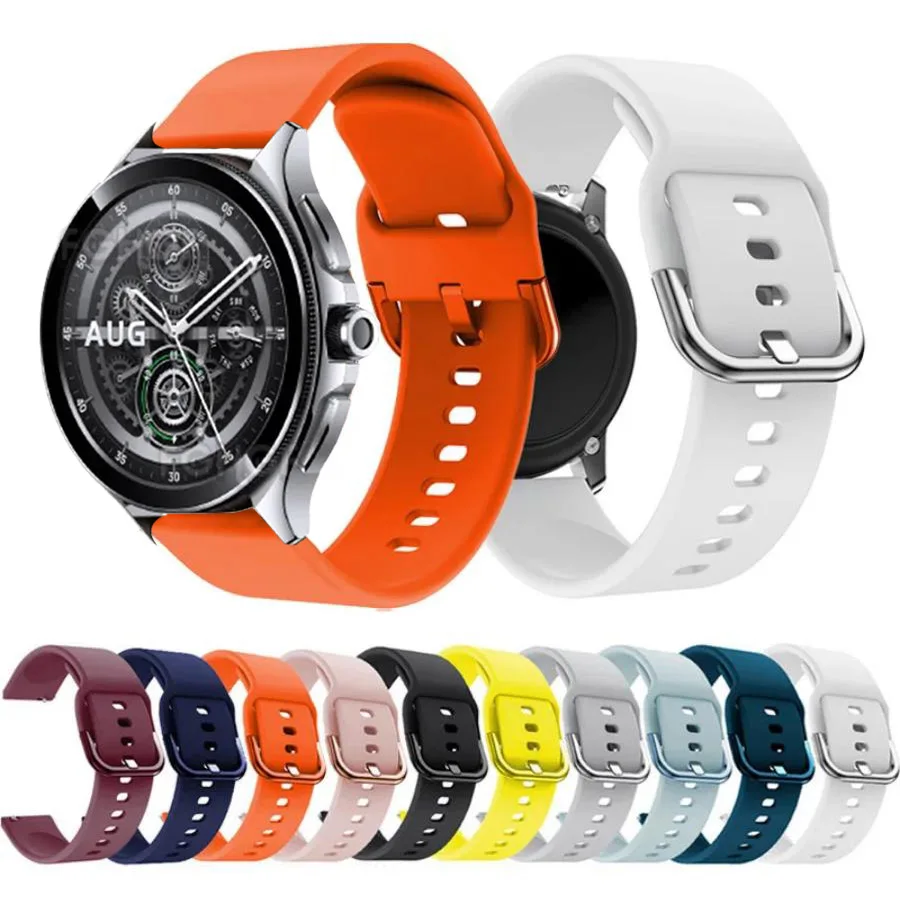 Silicone Strap For Xiaomi Watch 2 Pro Replacement Bracelet For Mi Watch Color 2/Watch S1 Active/S2 42 46mm S3 Watch Band Correa