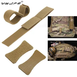 Wires Cable Management Kits Molle Storage Strap Electronic Communication Cable Hook Loop Organizer For Tactical Vest Helmet