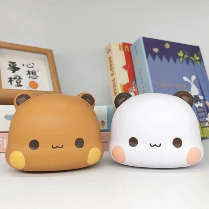 Bonito bubu dudu squeeze brinquedo de estresse kawaii forma dos desenhos animados panda alívio do estresse brinquedos recuperação rápida boneca natal/aniversário presente