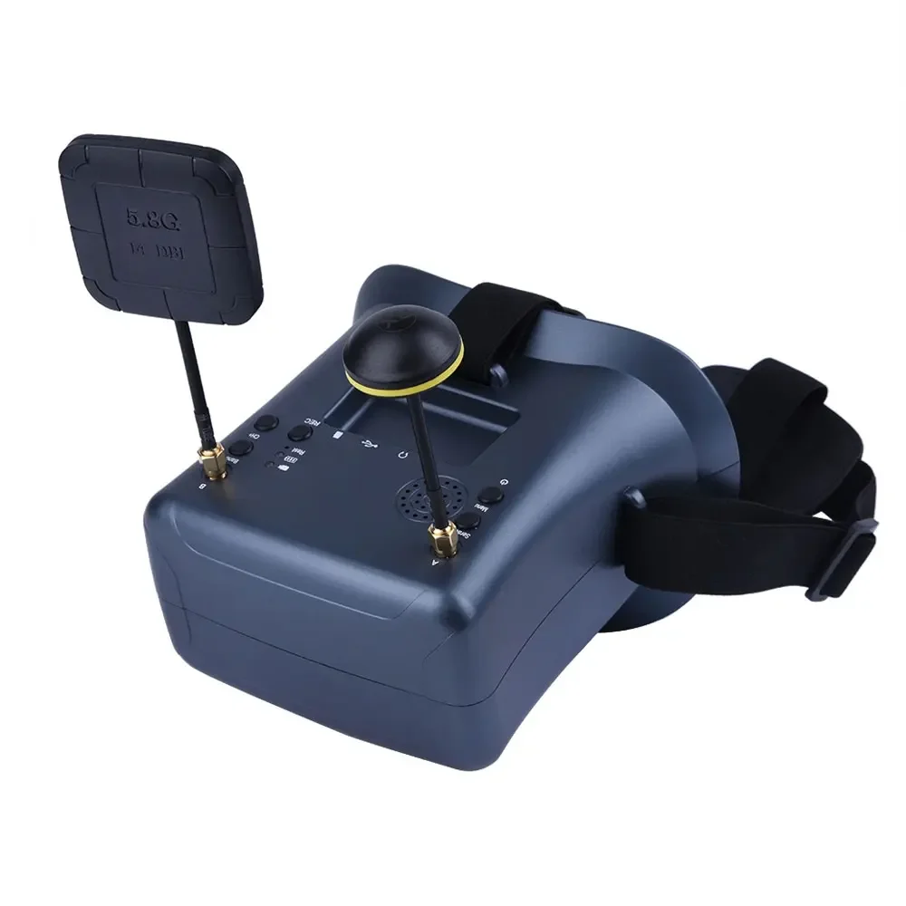 

Очки FPV 5,8G LS-008D — 4,3 дюйма, 40 каналов, видеорегистратор и двойная антенна со встроенной батареей для гоночных дронов на радиоуправлении и шлемов FPV