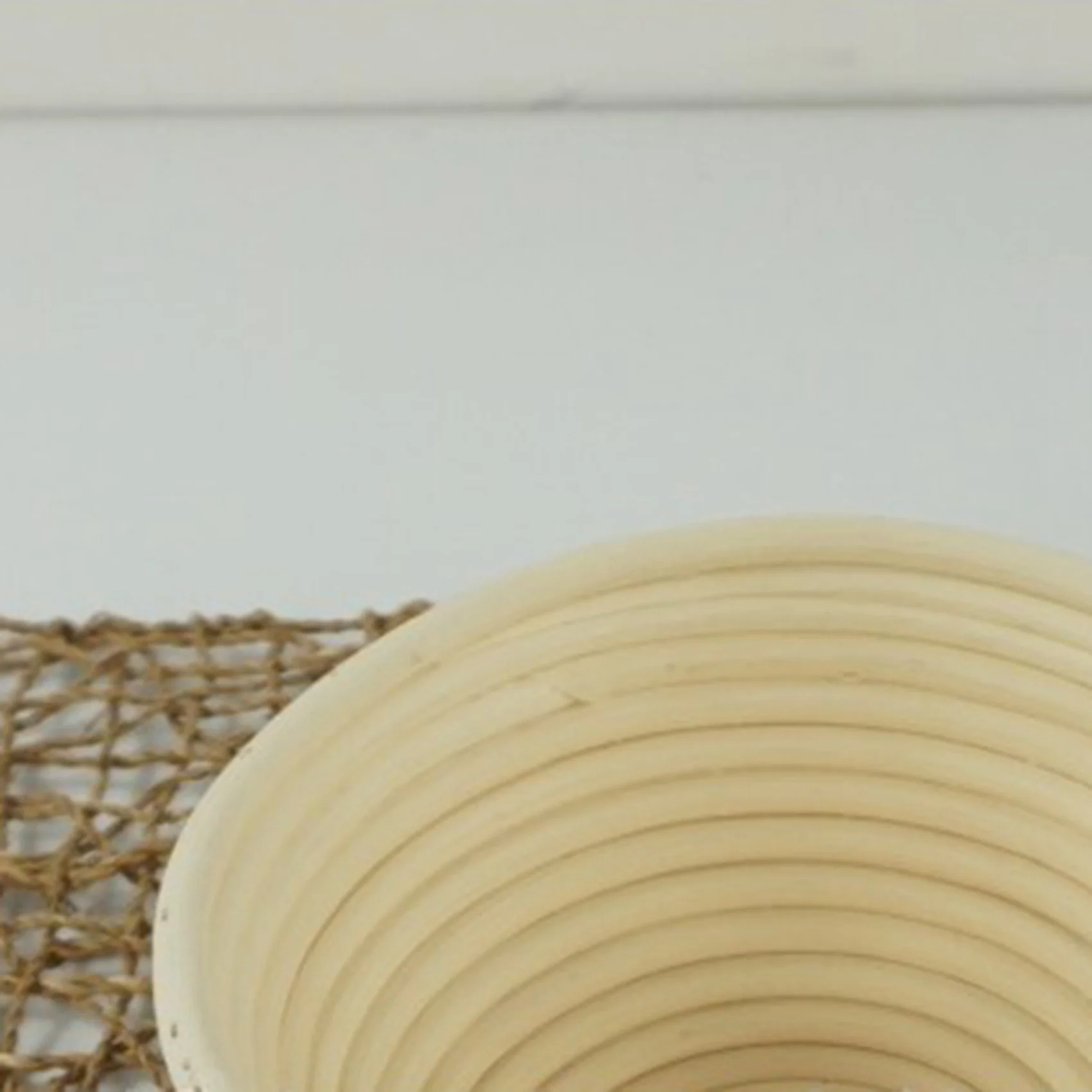 ABUH-2X Round Banneton Proofing Basket Set - Brot Form Unbleached Natural Cane Bread Baking Kit With Cloth Liner
