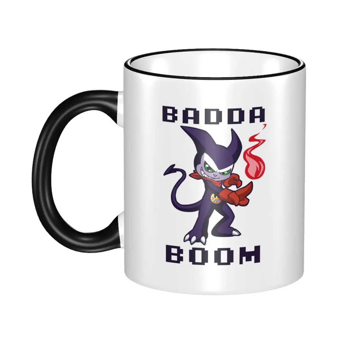 

Badda Boom Coffee Mug Fun Digimon Tamers Tea Cups For Home