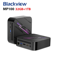 Blackview MP100 Large capacity Mini PC AMD R7 5700U Windows 11 8-Core 16-thread 32GB DDR4 1TB SSD WiFi 6 Mini Computer PC BT5.2