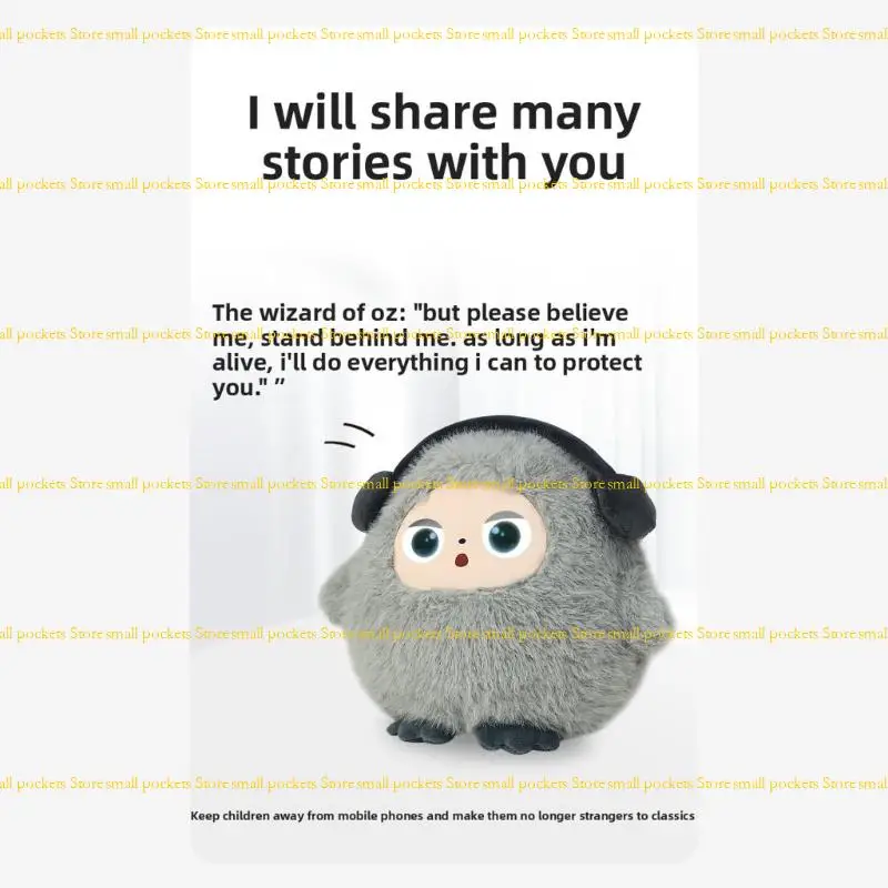 

R1WD AI плюшевая игрушка, интерактивный эмоциональный робот-компаньон для детей, мальчиков и девочек, подарок на день рождения,