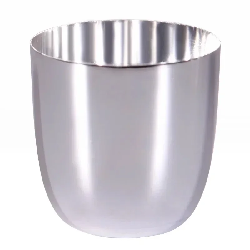 

Silver crucible 30ml laboratory pure silver content 99.99% high temperature crucible 50ml sample container