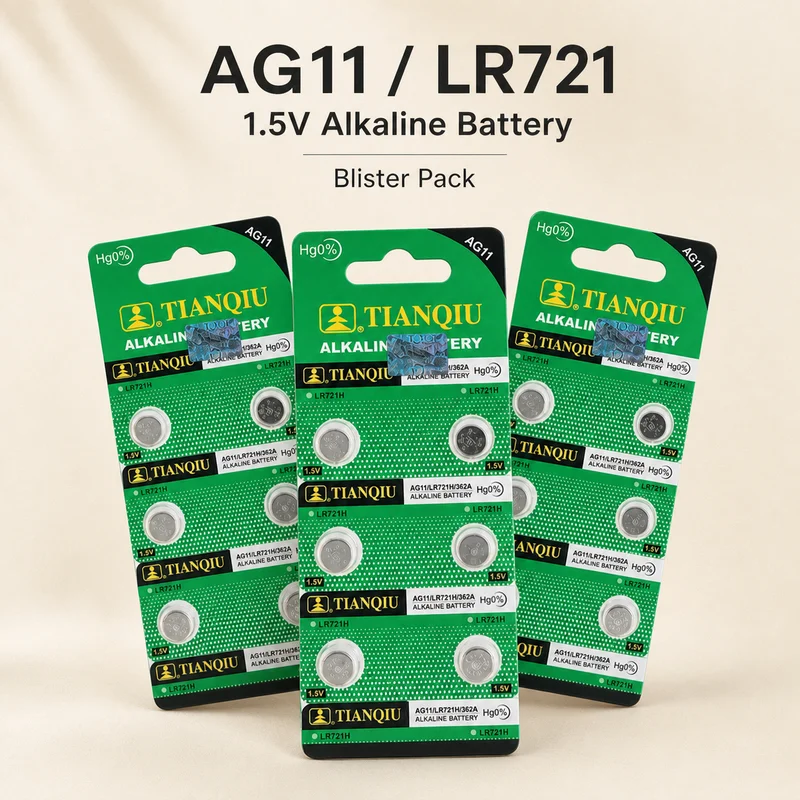 Button Cell Battery AG11 LR721 362 SR721 162 1.5V 18mAh 2-50 Pack For Watch Toy Remote Control Use