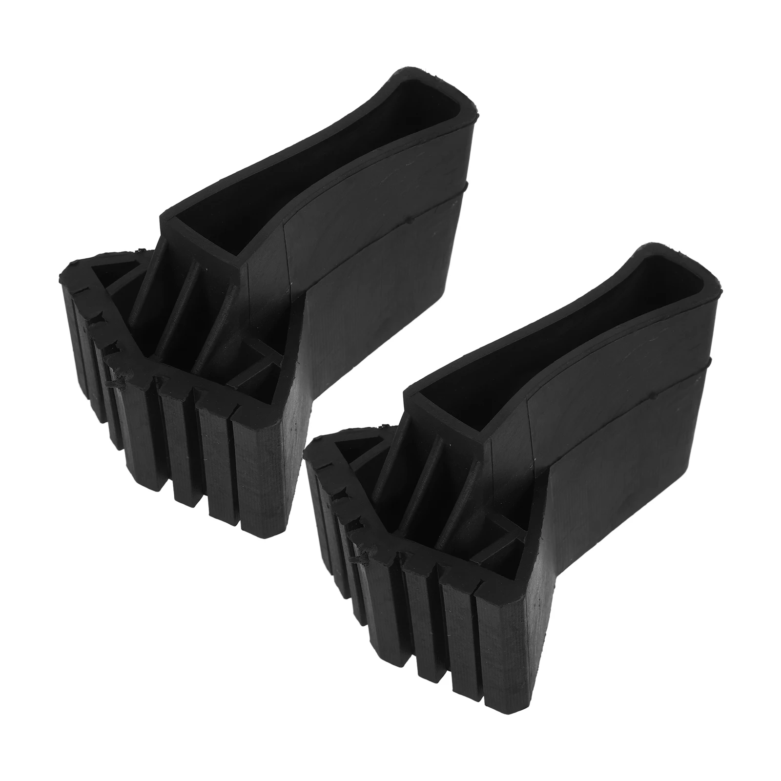 

2pcs Folding Ladder Accessories Black AntiSkid Feet Covers Durable Replacement Thickened Design Sturdy Ladder Leg Mats