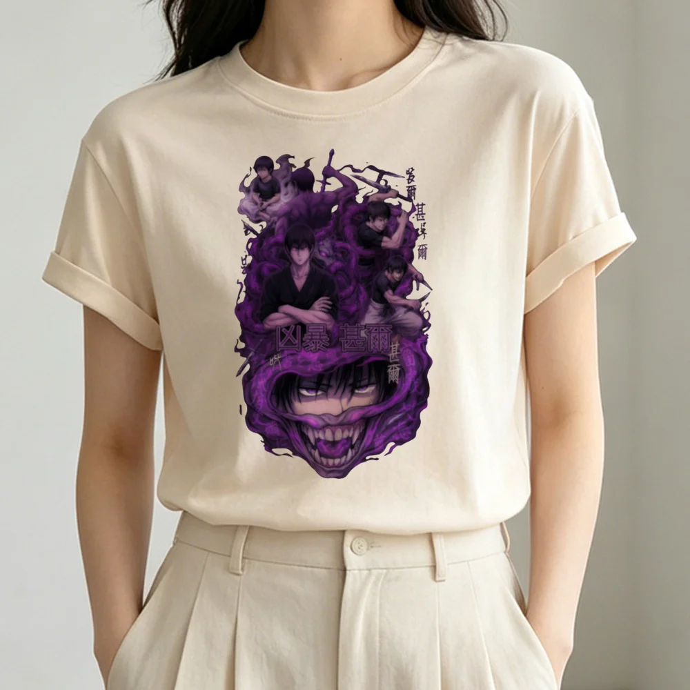 Jujutsu Kaisen T-Shirt Shoujo koreanische Mode Party 2000er Sommer T-Shirt Ästhetik Grunge Retro Emo Kawaii – Detail 3