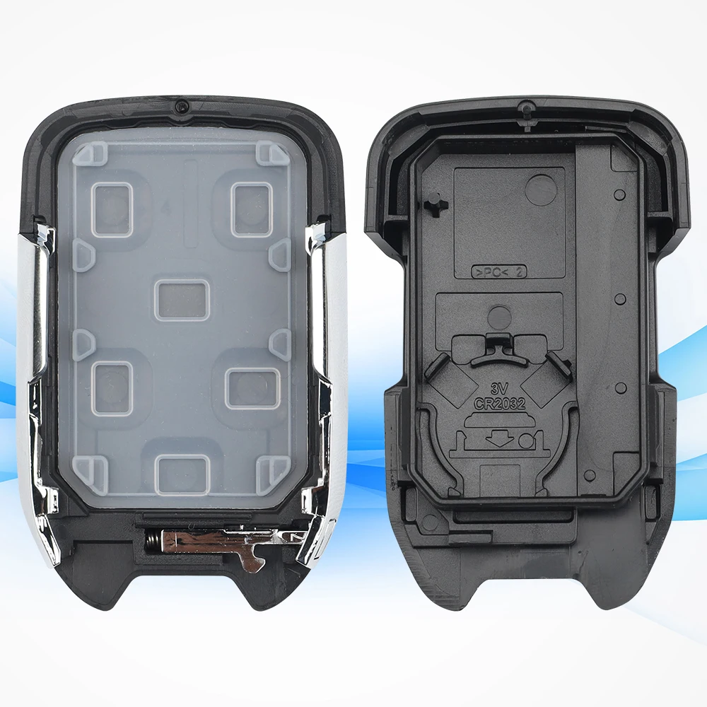 FCC ID: HYQ1AA HYQ1EA HYQ1AS HYQ1ES 3/ 4/ 5/ 6 Buttons Case Smart Remote Car Key Fob Shell Cover for Chevrolet for GMC 2015-202