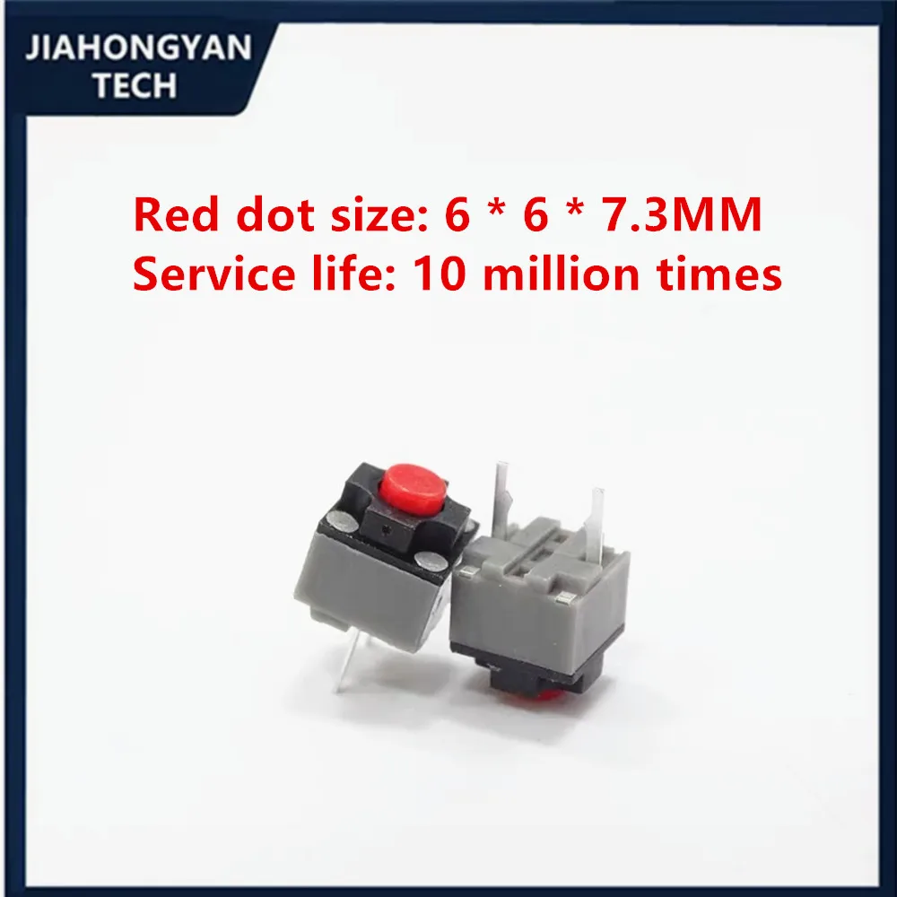 5PCS 10 20PCS Original For Kailh Silent Mouse Micro Switch Red Yellow Dot Square Mute Micro Switches  M330 M220 M590 6*6*7.3mm