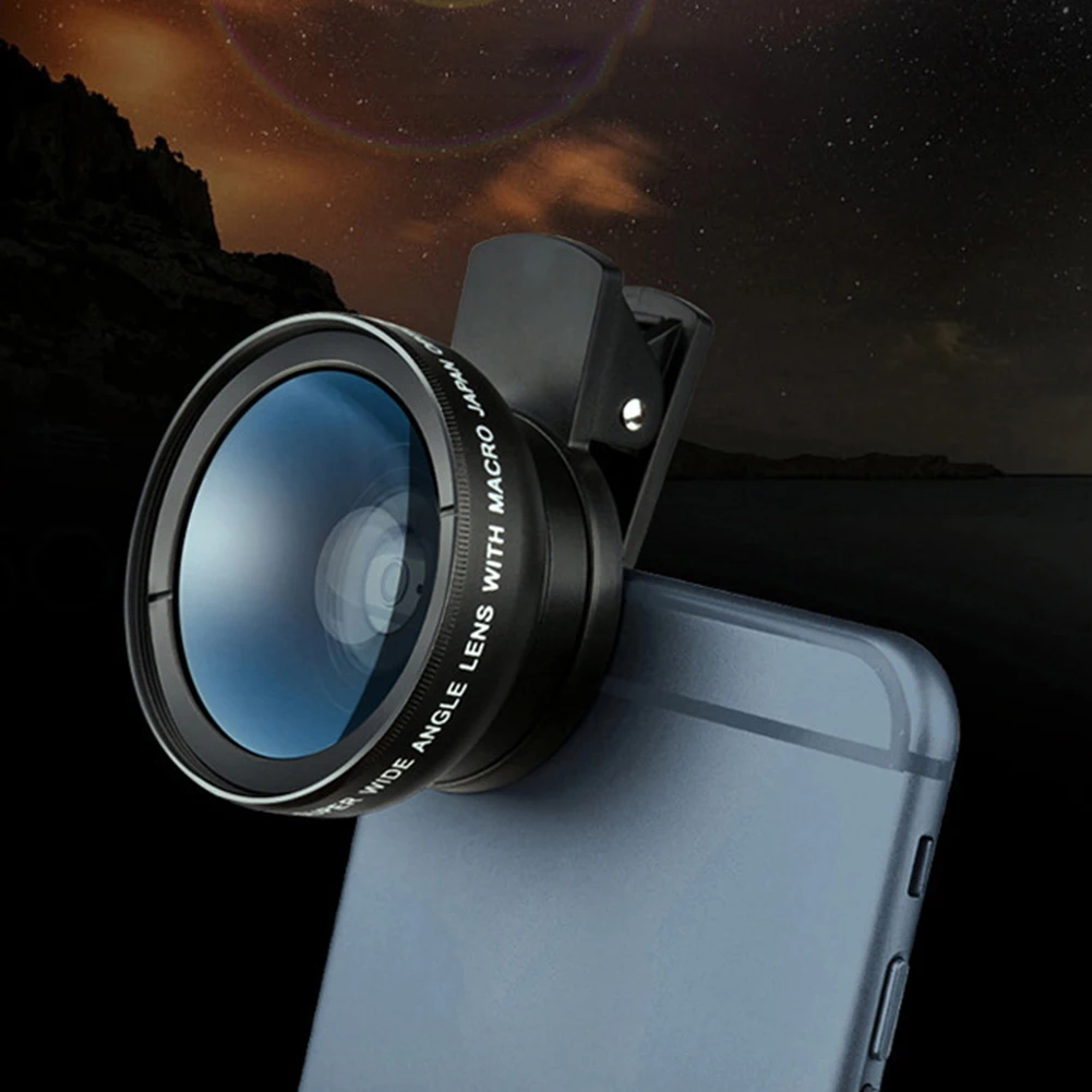 Professional Super Wide-Angle + Macro HD Lens 0.45X 49UV Super Wide-Angle + Macro HD Lens for iPhone Android