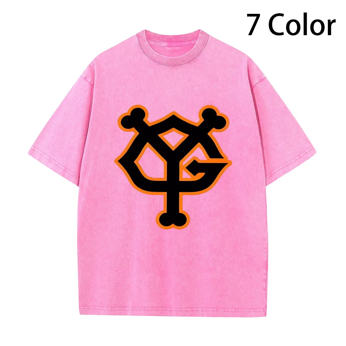 

2022 Tokyo Yomiuri Giants - Mens' washed t-shirt Cool Casual Male Brand Teeshirt Men Summer Cotton T