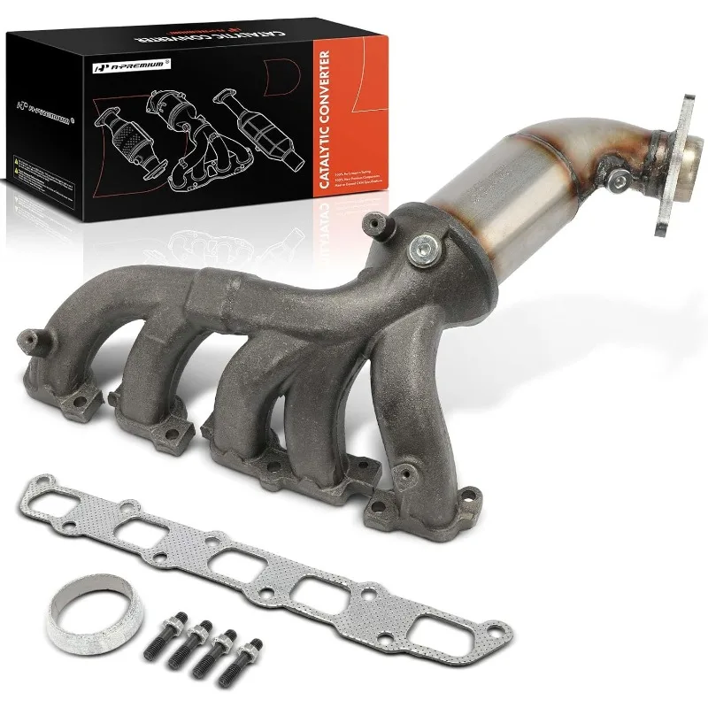 

A-Premium Front Exhaust Manifold Catalytic Converter Kit Direct-Fit Compatible with Chevy Colorado 2007-2012 & GMC Canyon 2007-2