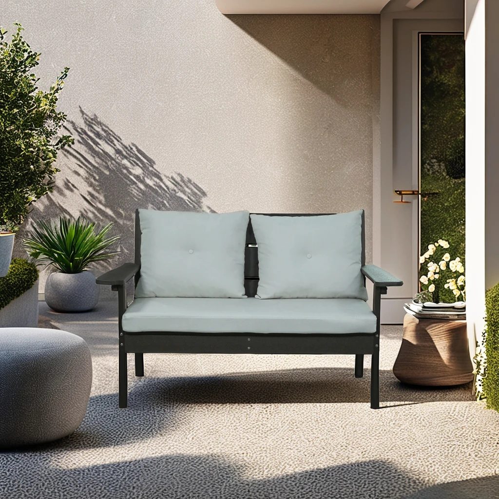 

Hot Selling Modern Design Deep Seat HDPE Cushions Waterproof Outdoor Furniture for Parks Hotels Courtyards Villas Campsites