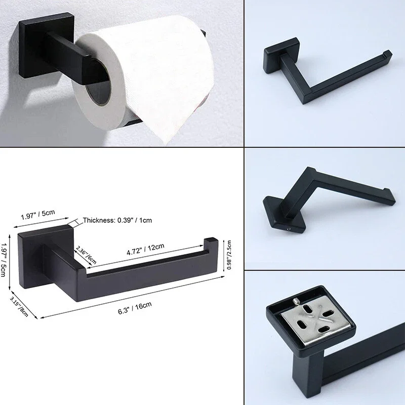 Motorhome Towel Bar For Bathroom Toilet Tissue Roll Paper Holder Towel Rack For RV Motorhome Towel