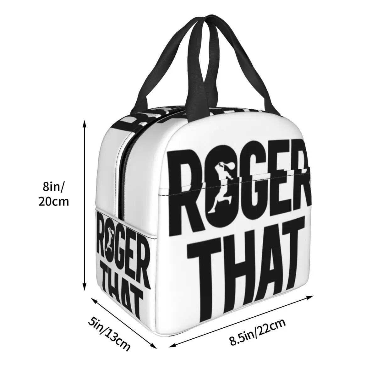 Roger Federer Lunch Bags Insulated Bento Box Waterproof Lunch Tote Leakproof Picnic Bags Cooler Thermal Bag for Woman Girl