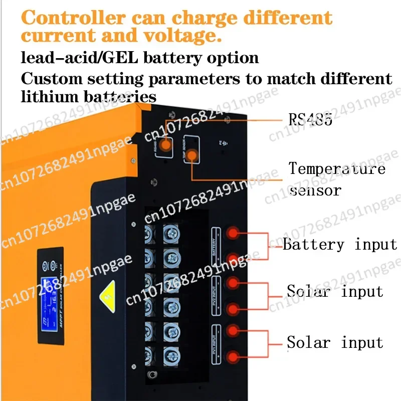 96V 192/216/240V 384V 100A Mppt Solar Charge Controller Solar Charger Controller Price