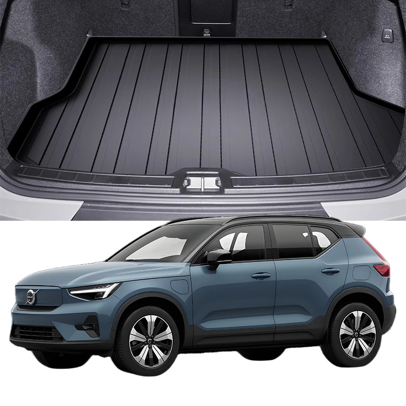 Upgrade TPE Car Rear Trunk Mats Storage Pads Cargo Tray Dustproof Waterproof Protecion Cushion For Volvo XC40 2020-2024