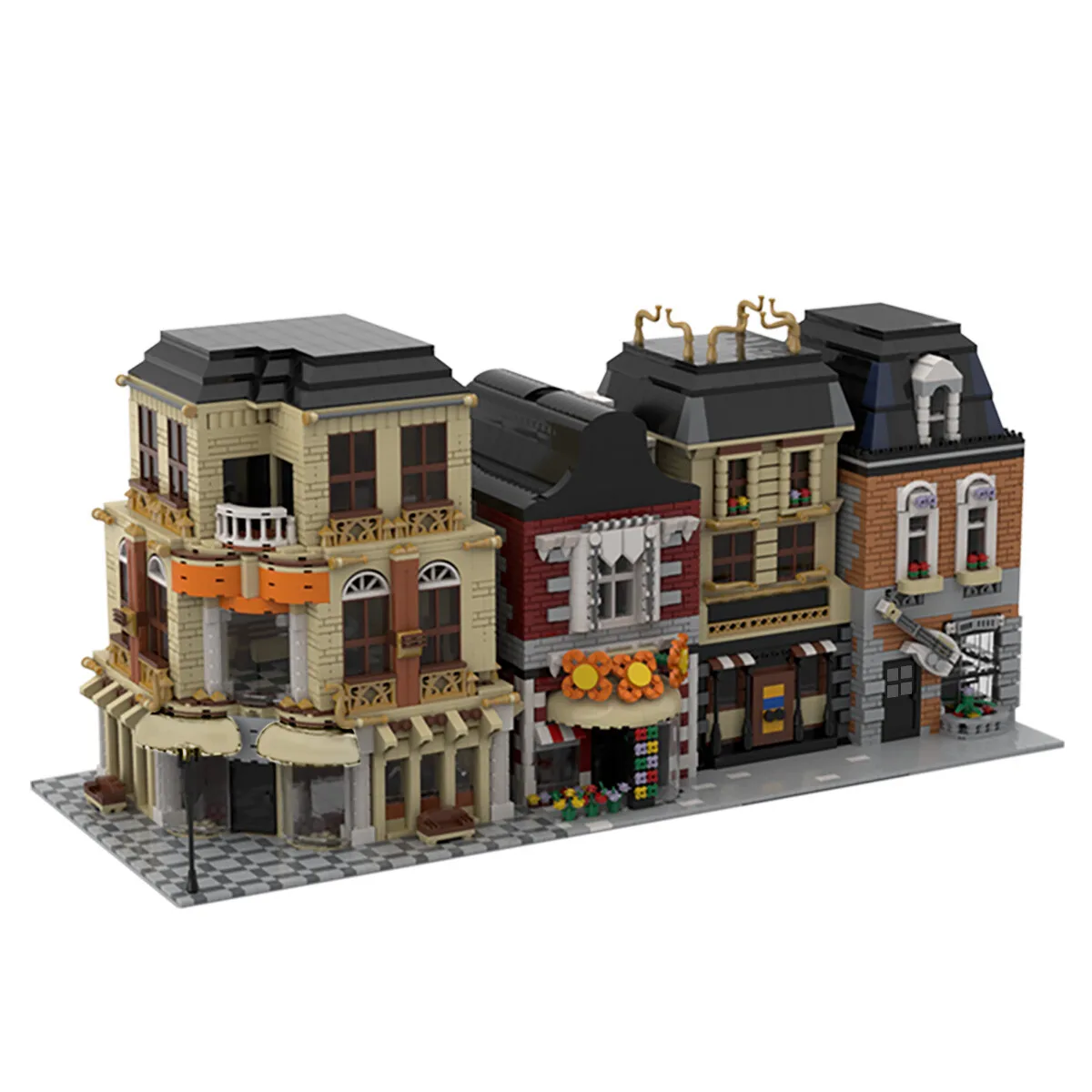 

C4653 4-in-1 Modular Buildings with Interior Building Toys 6824 Parts