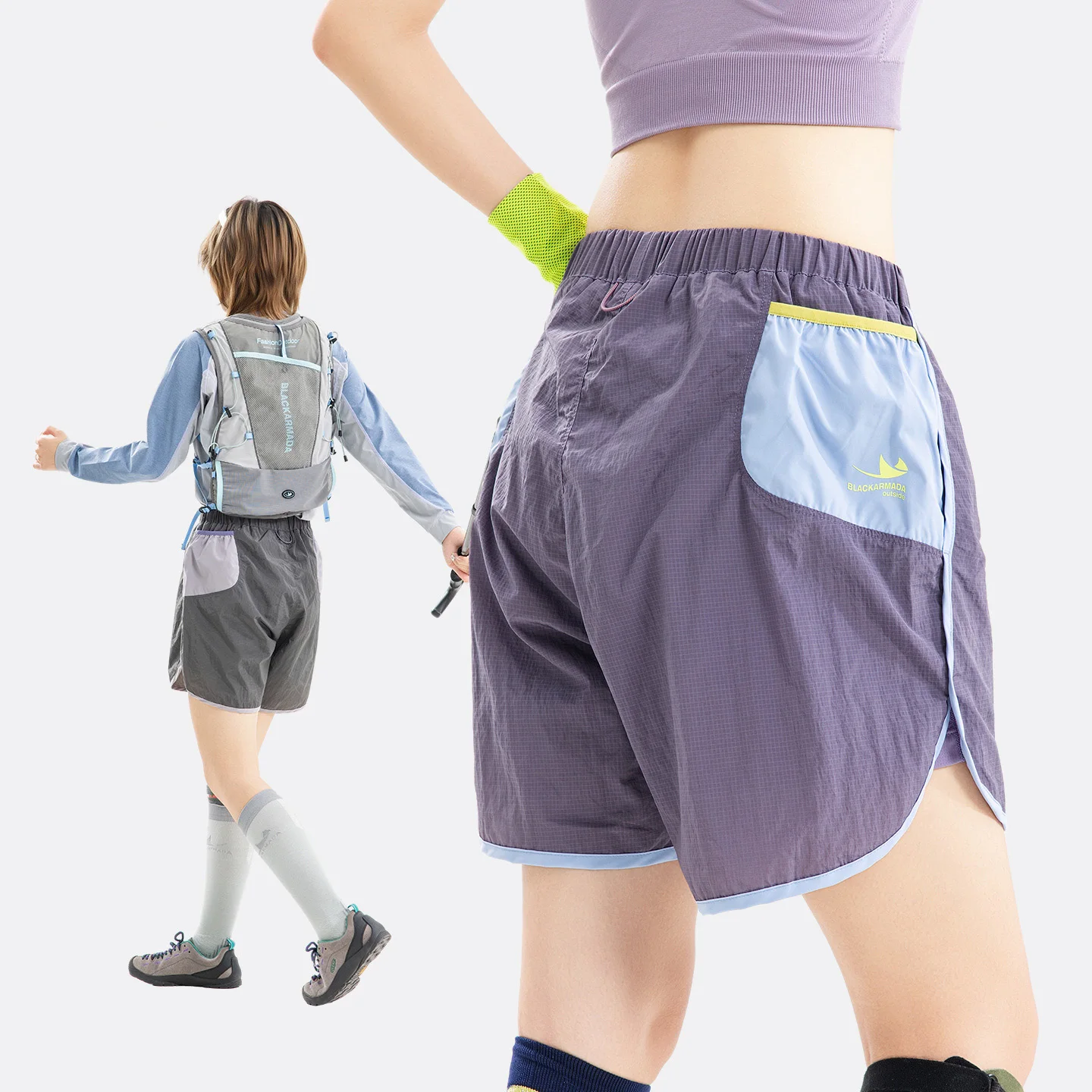 Women Outdoor Running Hiking Fitness Lightweight Quick Dry Sport Shorts Men Joggers Loose Casual Cargo Shorts Pants
