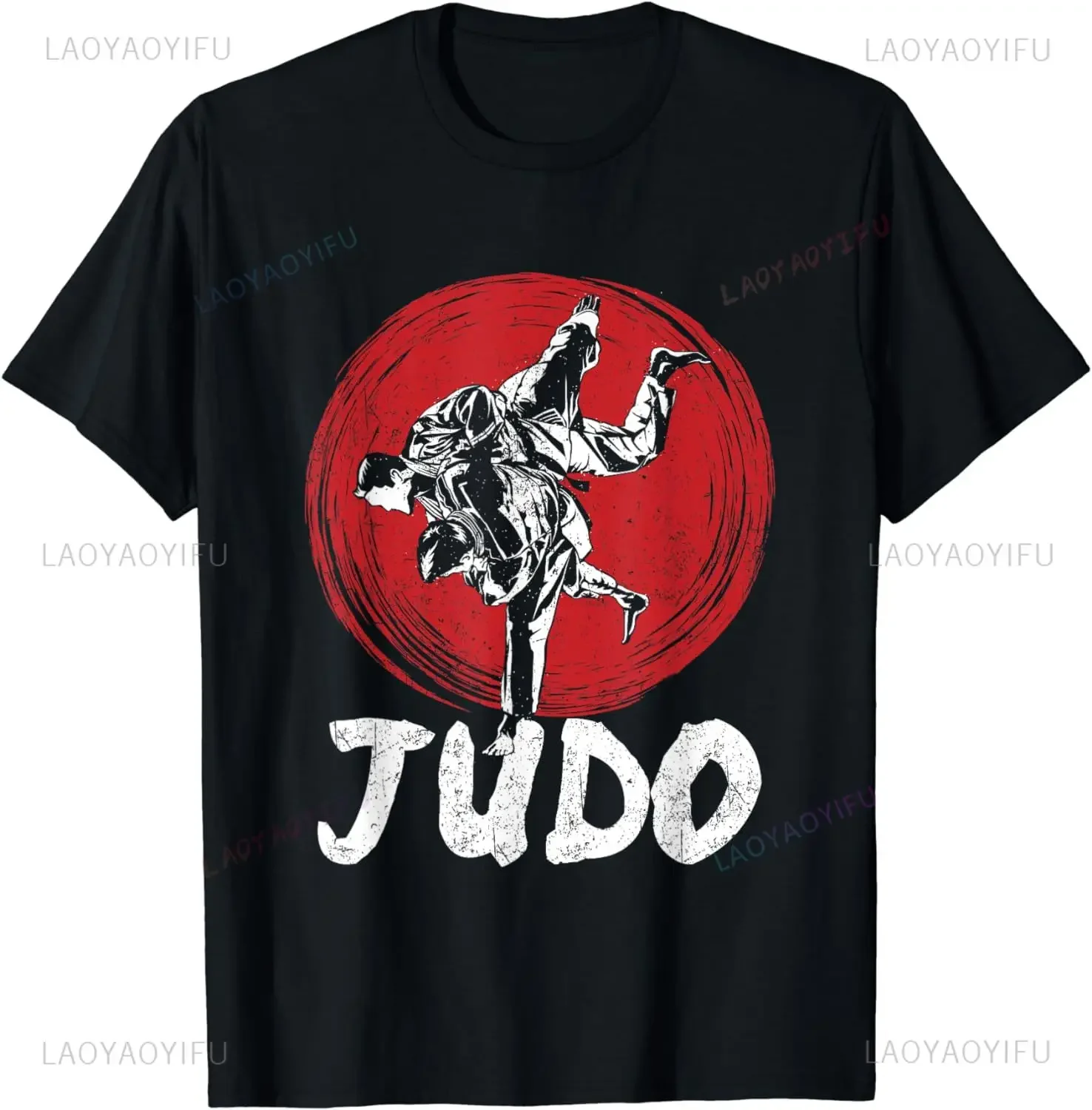 Judo - Retro Judo Japanese Martial Arts Fighter Judo Summer Trend Harajuku Short Sleeve Unisex Graphic Oversized T-shirt